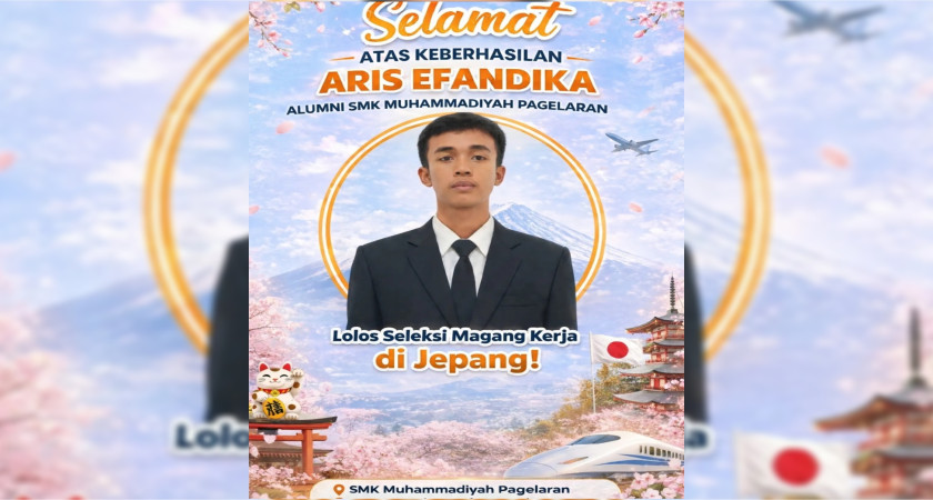 Aris Efandika go to Japan