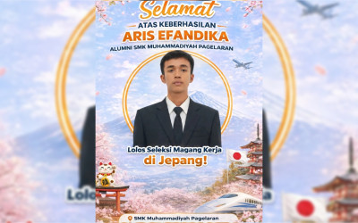 Aris Efandika go to Japan